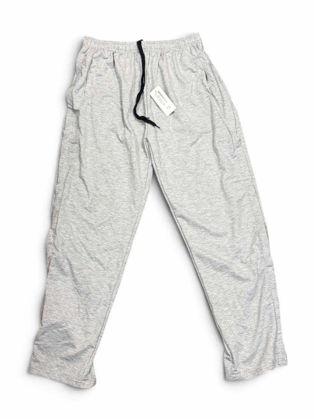Women’s Velcro Light Gray Casual Drawstring Pants